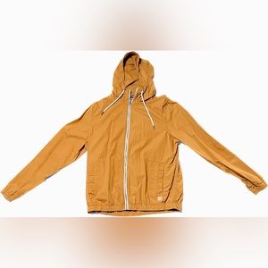 Denim & Flower zip up windbreaker size adult medium